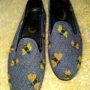 The Larkspur Collection Needlepoint flats